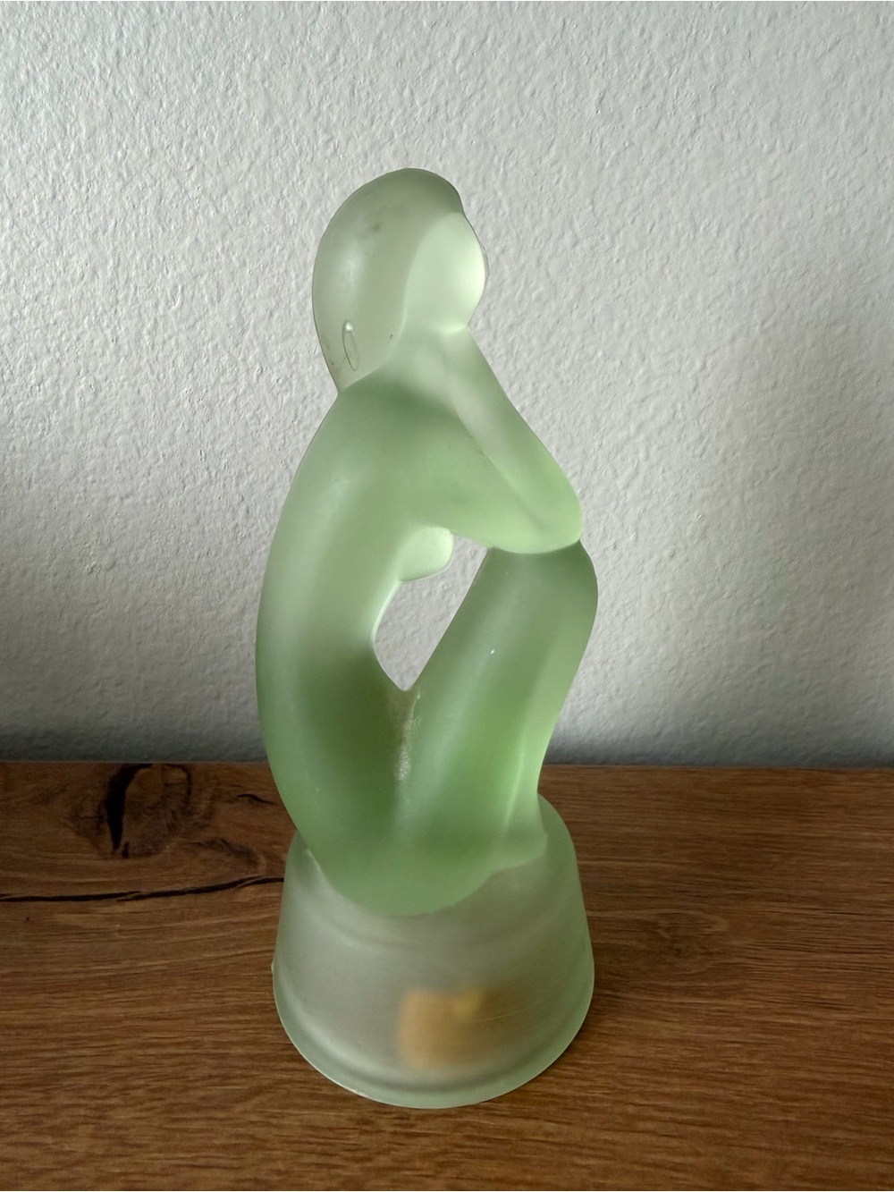 Jitka Forejtová Sklo Union Rosice, 1970s."Seated Woman"